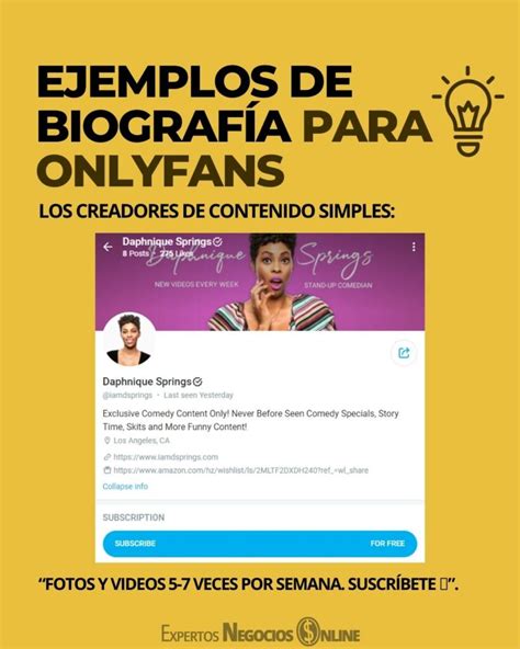 biografias de onlyfans|Exemplo de Biografia para OnlyFans: Como Criar um。